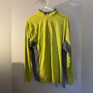 columbia quarter zip pull over men’s size large